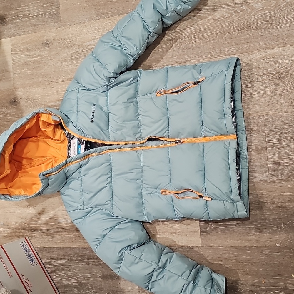 Kids Columbia Puffer Coat Pike Lake II Winter Omni Heat Hooded